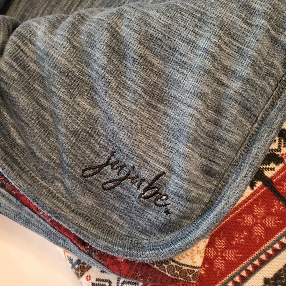 JuJuBe Kids baby Blanket Palm‎ Tree Pattern Blue Red Beige - Picture 4 of 5